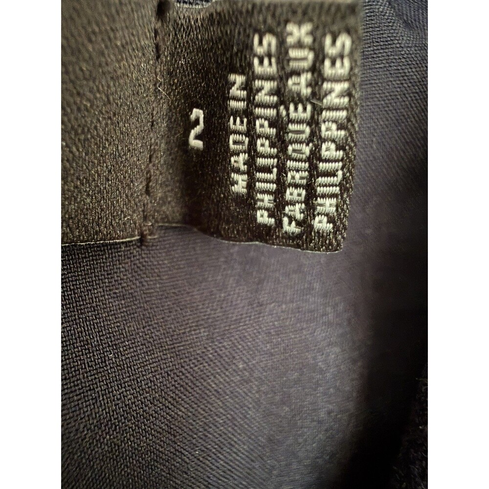 Lauren Ralph Lauren Three Button Ponte Blazer Womens size 2 Navy Equestrian - Picture 3 of 8